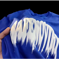 250 Gsm coton t-shirt hommes personnalisé 3D mousse bouffée impression graphique t-shirt bouffée impression à manches courtes t-shirts