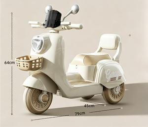 Triciclos para Niños, Motocicletas de Plástico para Niños y Niñas, Juguetes Recargables para Montar, Edades 1-6, Construcción de Plástico - Product Image 4
