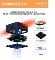 Mini PC para TexHoo ZHR Radeon 780M AMD Ryzen 7 7735HS 7840HS 8745HS 16GB DDR5 M.2 256GB 512GB 1TB 8 Núcleos 16 Hilos NUC BOX