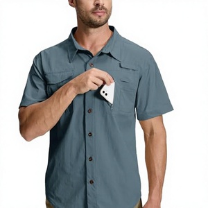 Men's Waterproof Printed Quick Dry Spandex/Polyester <b>Camouflage</b> Fishing <b>Shirt</b> UPF 50 Sun Protection Breathable Long Sleeve - Product Image 2