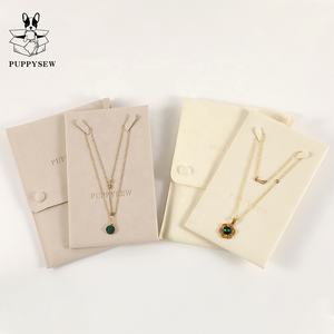 Sac à bijoux en microfibre PUPPYSEW avec logo, pochette à bijoux de haute qualité avec insert, sac cadeau, pochette à collier en velours avec insert - Product Image 5