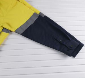 Usine personnalisé <span class=keywords><strong>jaune</strong></span> hommes <span class=keywords><strong>surchemise</strong></span> vestes en gros 100% Nylon vêtements de travail à manches longues mode décontracté extérieur chemise veste - Product Image 4