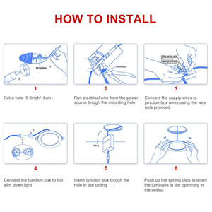 40-Pack 4 Inch Ultra-Thin LED Encastré Downlight Canless Sélectionnable CCT Dimmable 2700K/3000K/3500K/4000K Blanc Chaud 3CCT - Product Image 2