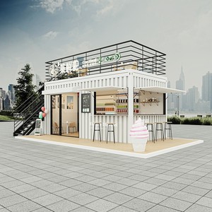Metal carved plate vending booth, security guard booth, mobile <b>house</b>, <b>prefab</b> <b>house</b>, lounge room, direct supply from Zhejiang ori - Product Image 3