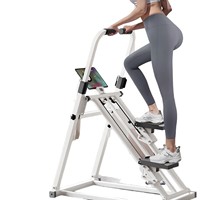 Machine d'escalade pliable multifonctionnelle en acier à transmission intégrale pour la maison, équipement de fitness sportif pliable à domicile