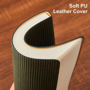 Hot Sale Custom A5 B5 Lined <b>Journal</b> Notebook LOGO Soft PU Dairy Leather Business Hardcover Notebook Manufacturing - Product Image 3