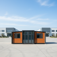 Cabine Conteneur Portable Moderne Extensible - Bâtiment Préfabriqué Modulaire pour Installation de Dortoir de Campement Respirant