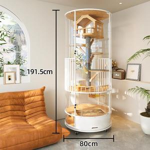 Casa de mascotas con diseño de animales y marco de acero al carbono grande de fábrica de buena calidad para gatos - Product Image 3