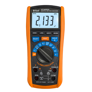 Vici VC4060A dijital multimetre 1000V 2000M Ohm yalıtım direnci megohmmetre ile 4000 basamak arka ekran - Product Image 1