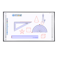 Nouveauté IBoard Factory Tableau blanc électronique interactif pour l'enseignement Tableau interactif Tableau blanc intelligent 86/90/96/102 pouces