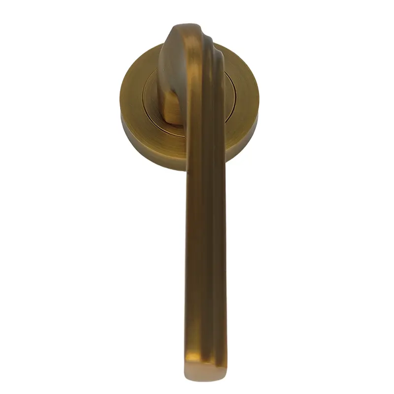 OEM accetta casa in lega di zinco maniglia della porta maniglia interna della porta di bronzo di colore
