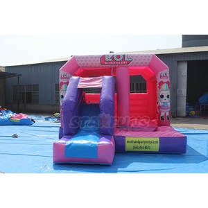 Tobogán inflable <span class=keywords><strong>LOL</strong></span> para casas de rebote de fiesta con sopladores <span class=keywords><strong>LOL</strong></span> Casa de rebote inflable niños Jumper Bouncer Combo - Product Image 1