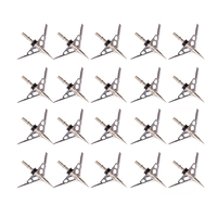 Chasse tir à l'arc boulons flèche têtes larges 2 lames 100 Grain 2.3 "coupe flèche conseils pointe de flèche accessoires de tir pointes de flèche