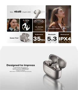 Audífonos Inalámbricos Infinix XBUDS N4 Pro, Pantalla Digital, Control Táctil, Refuerzo de Bajos, LED 5.3, Cancelación de Ruido ENC - Product Image 2