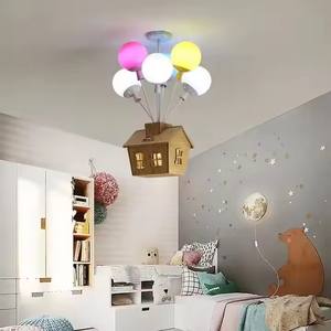 Moderno fumetto palloncino LED plafoniera luce pendente per bambini camera da letto casa illuminazione interna palloncino LED soffitto <span class=keywords><strong>lampadario</strong></span> - Product Image 2