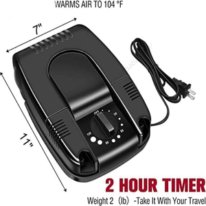 Secador de Zapatos Inteligente al por Mayor con Luz Ultravioleta y Función de Temporizador - Product Image 5