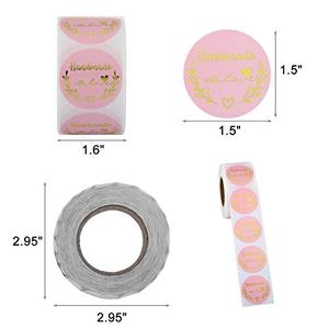 500 Pcs Per Roll Adhesive <b>Sticker</b> Thank You for Supporting My Small Business Shopping Label Packaging - Product Image 6
