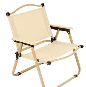 Chaise pliante portable pour camping, pique-nique, design <span class=keywords><strong>Kemit</strong></span>, structure en acier inoxydable et aluminium, chaise de salle à manger, chaise de parc, chaise d'extérieur - Product Image 1