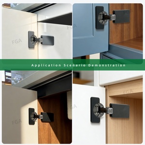 Bisagra Desmontable de Cuarta Generación con Cierre Suave, Amortiguación Hidráulica, Acero Laminado en Frío de 16-27 mm de Espesor para Puertas de Cocina y Baño - Product Image 3