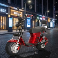 Scooter électrique Citycoco 1000W 1500W 3000W 60V en alliage d'aluminium, étanche, pour adultes, longue autonomie, pour les trajets en ville