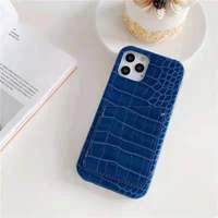 Étui de téléphone portable en cuir de crocodile pour IPhone15/14/16promax 13 étui rigide à demi-couverture