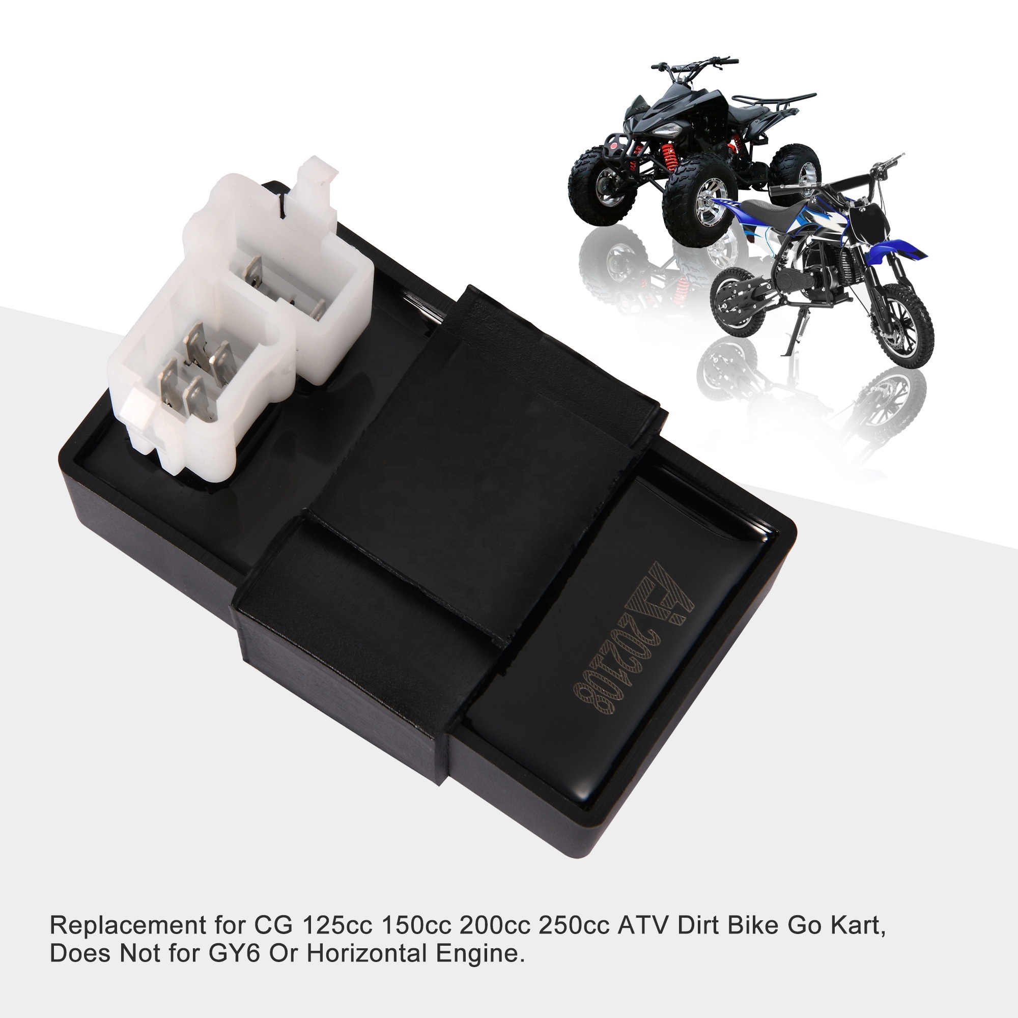 GOOFIT Performance-CDI-Box Für CG 50-125cc ATV, Dirtbike & Go-Kart – Big-Gehäuse-Version