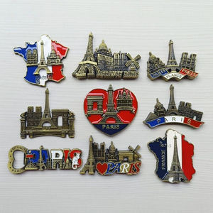 France <span class=keywords><strong>Paris</strong></span> <span class=keywords><strong>Eiffel</strong></span> Tower 50mm frigo Magnetic Business Opemer frigo magnete metallo argilla Resina immagine pubblicità magnete frigo - Product Image 4