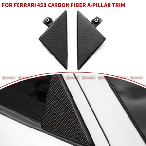 Decoración de Pilar A para Auto, Estilo OEM, en Fibra de Carbono Seca de Excelente Calidad, para Ferrari 458 - Product Image 4