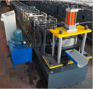 Machine de formage à froid de gouttières métalliques portables de haute qualité avec moteur à roulement à billes pour pliage sans soudure - Product Image 4