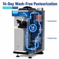 Machine à glace molle commerciale SnowCream C1713 - Production 40 % supérieure, texture plus soyeuse, usage professionnel en restaurant, certifiée Energy Star, garantie 1 an