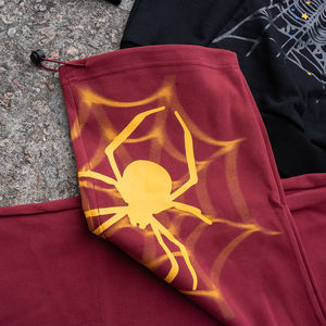 420G 고품질 맞춤형 스포더 후드티 1:1 스웨트셔츠 제조업체 오버사이즈 스포더 1.1 패턴 친환경 포켓 - Product Image 5