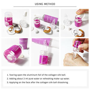 Boule de fil de soie au collagène pour soins de la peau, supérieure, technologie biologique, tenseur et lisseur - Product Image 6