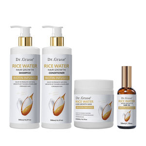 Champú y Acondicionador de Arroz Natural con Extracto de Agua de Arroz Orgánico y <span class=keywords><strong>Amino</strong></span>ácidos para el Cuidado Diario Nutritivo del Cabello - Product Image 1