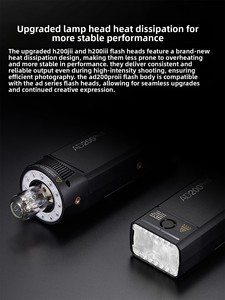 Flash portable Godox Shenniu AD200proII 200W TTL à synchronisation haute vitesse, double lampe, avec batterie au lithium pour portrait et mariage - Product Image 2