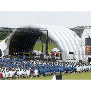 Ngoài trời khổng lồ màu đen sân khấu <span class=keywords><strong>inflatable</strong></span> bìa với chì tài liệu miễn phí từ Trung Quốc sân khấu <span class=keywords><strong>inflatable</strong></span> tán nhà máy - Product Image 2