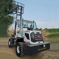 Chariot élévateur à quatre roues de 3,5 tonnes, chariot élévateur tout-Terrain, hors-route, à moteur, CE aide, vente directe d'usine, nouveau