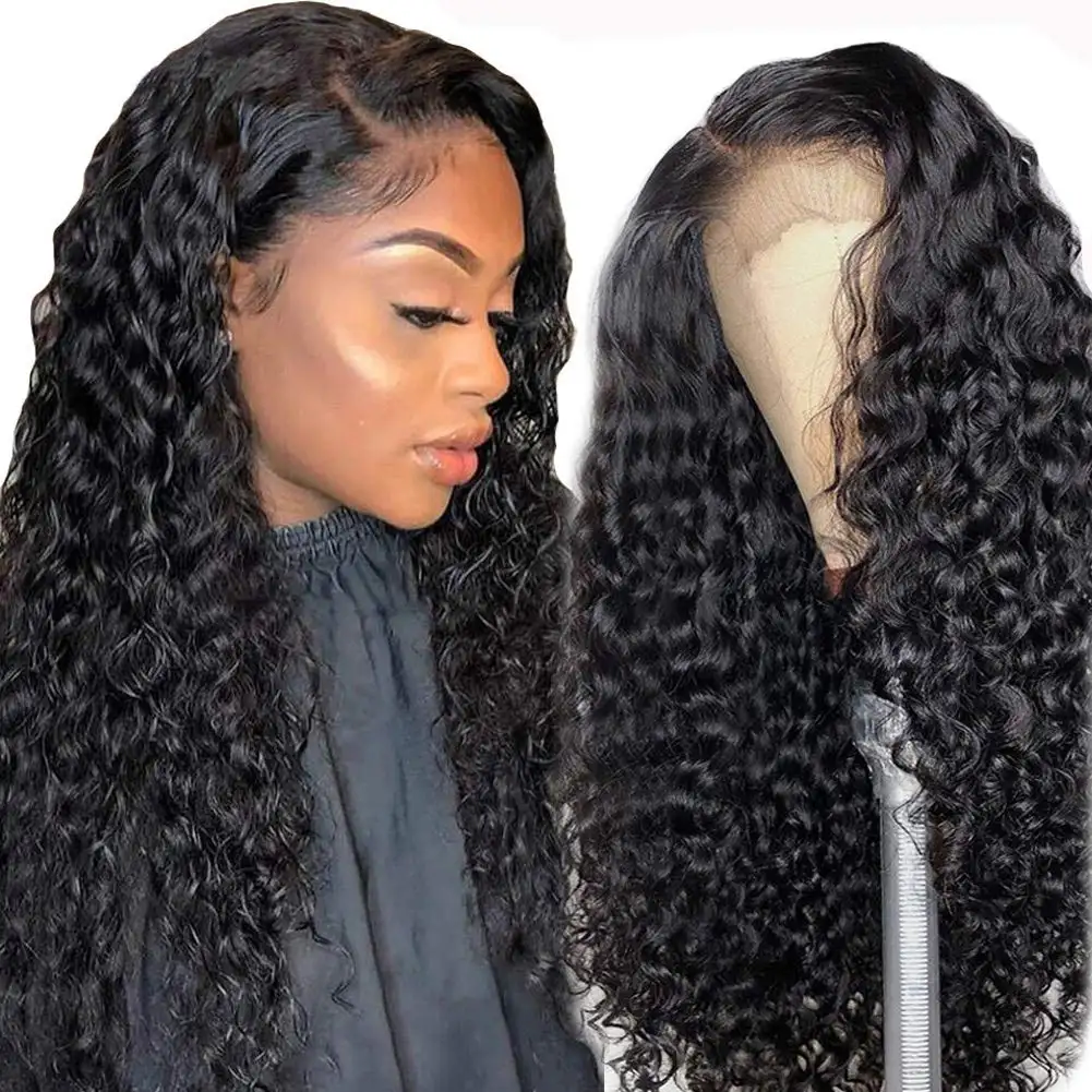 30 Inch Deep Wave 13X6 Lace Front Human Hair Wigs 360 Glueless Full Hd Lace Wig Costom Full Lace Braid Wig Vendors