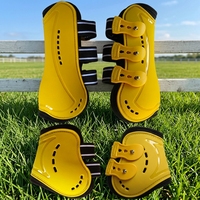 Nouvelles protections de tendons équestres en néoprène avec trous d'aération et coque rigide en PU pour la protection des jambes du cheval, produit n°8
