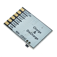 Carte d'alimentation mobile WAVGAT MH-CD42 sortie 5V 2.1A, module de charge de batterie au lithium 3.7V 4.2V avec circuits intégrés Boost pour batteries externes DIY