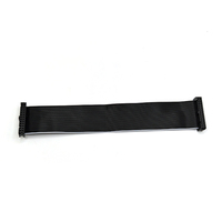 Kabel Fleksibel IDC FFC Pita Datar Abu-abu 2*13P IDC2.54 Konektor Pin 2.54mm Pitch 190mm OEM untuk Printer Motor Layar TV