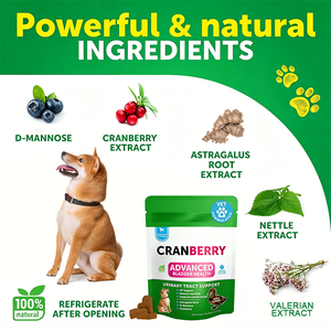 Masticables Blandos para Perros con Arándanos y Sabor a Pato para la Salud Urinaria y la Vejiga, Matriz de Defensa Urinaria Dirigida, 70 Unidades - Product Image 5