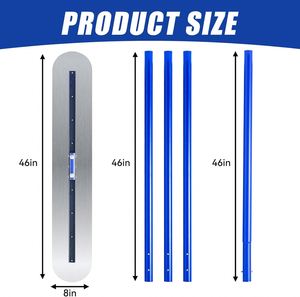 Llana de Acero Inoxidable para Concreto de 120*30cm, Llana Grande para Concreto - Product Image 2