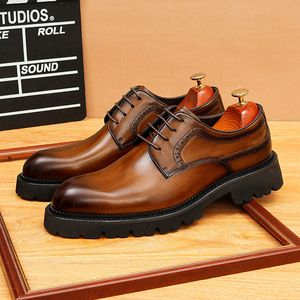 Zapatos Casuales de Hombre con Diseño de Patchwork de Alta Calidad, Impermeables, con Suela Antideslizante y Empeine Elevado para Negocios - Product Image 4