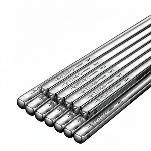 Vaisselle en métal carrée en acier inoxydable réutilisable antidérapante gravée au laser pour restaurant hôtel - Product Image 1