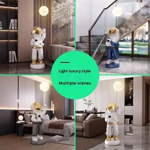 Figura Grande de Astronauta Ecológica de Resina de Alta Gama para Decoración de Sala de Estar, Mueble de TV, Regalo de Mudanza - Product Image 3
