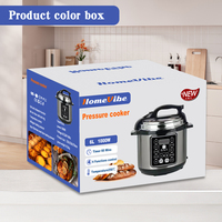 Harga pabrik alat rumah 6l 6l Multi Cooker listrik multifungsi penanak nasi bertekanan elektrik jambul perak