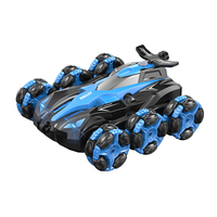 Haute qualité personnalisé Six roues 6WD bras oscillant RC dérive véhicule de course lumière musique geste de la main télécommande Experts chargeur