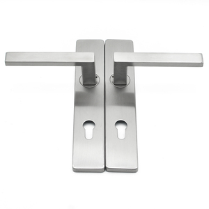 245mm <b>Plate</b> Stainless Steel High Quality Customized Handle Modern <b>Door</b> Handle With <b>Plate</b> - Product Image 3