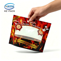 HZ PACK CHINA Sachet Doypack réutilisable en plastique avec poignée et valve de ventilation, compatible micro-ondes, pour poulet rôti, fruits, lait et gelée