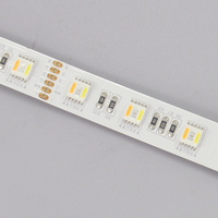 Bande LED 84 LED 24V 5050 RGBCCT 5-en-1 5m IP20 6 broches RGBW RGBCW RGBWW RGB WW CW 2700K à 6500K